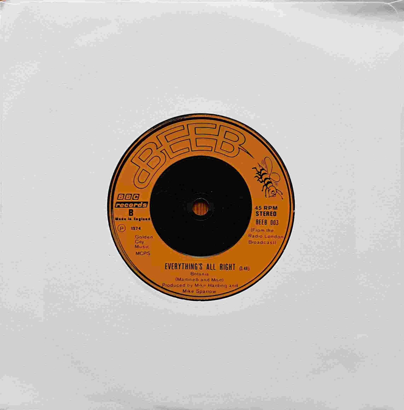 Back cover of BEEB 003